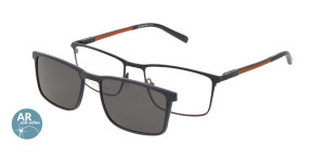 Oprawki Korekcyjne Męskie Solano Z Nakładką Z Filtrem Polaryzacyjnym Cl 10193 E Białe