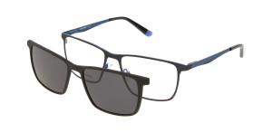 Oprawki Korekcyjne Męskie Solano Z Nakładką Z Filtrem Polaryzacyjnym Cl 10197 D Białe