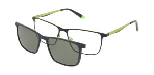 Oprawki Korekcyjne Męskie Solano Z Nakładką Z Filtrem Polaryzacyjnym Cl 10197 E Białe