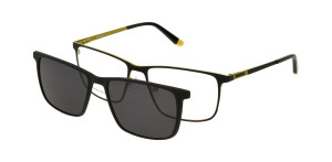 Oprawki Korekcyjne Męskie Solano Z Nakładką Z Filtrem Polaryzacyjnym Cl 10198 A Białe