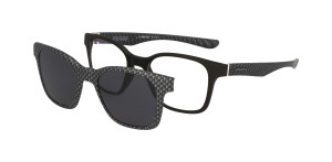 Oprawki Korekcyjne Unisex Solano Junior Z Nakładką Z Filtrem Polaryzacyjnym Cl 30006 B Białe