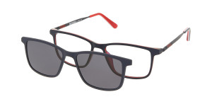 Oprawki Korekcyjne Unisex Solano Junior Z Nakładką Z Filtrem Polaryzacyjnym Cl 50036 B Białe