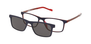 Oprawki Korekcyjne Unisex Solano Junior Z Nakładką Z Filtrem Polaryzacyjnym Cl 50037 B Białe