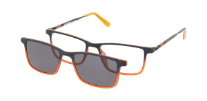 Oprawki Korekcyjne Unisex Solano Junior Z Nakładką Z Filtrem Polaryzacyjnym Cl 50038 C Białe