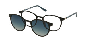 Oprawki Korekcyjne Unisex Solano Junior Z Nakładką Z Filtrem Polaryzacyjnym Cl 50040 D Białe