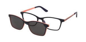 Oprawki Korekcyjne Unisex Solano Junior Z Nakładką Z Filtrem Polaryzacyjnym Cl 50044 B Białe