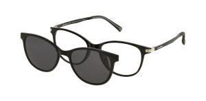 Oprawki Korekcyjne Unisex Solano Junior Z Nakładką Z Filtrem Polaryzacyjnym Cl 50045 B Białe