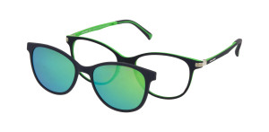 Oprawki Korekcyjne Unisex Solano Junior Z Nakładką Z Filtrem Polaryzacyjnym Cl 50045 E Białe