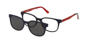 Oprawki Korekcyjne Unisex Solano Junior Z Nakładką Z Filtrem Polaryzacyjnym Cl 50047 B Białe