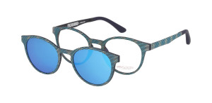 Oprawki Korekcyjne Unisex Solano Junior Z Nakładką Z Filtrem Polaryzacyjnym Cl 90055 H Białe