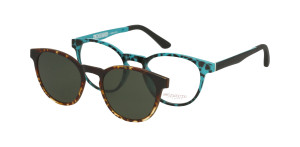Oprawki Korekcyjne Unisex Solano Junior Z Nakładką Z Filtrem Polaryzacyjnym Cl 90056 A Białe