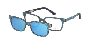 Oprawki Korekcyjne Unisex Solano Junior Z Nakładką Z Filtrem Polaryzacyjnym Cl 90057 G Białe