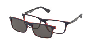 Oprawki Korekcyjne Unisex Solano Junior Z Nakładką Z Filtrem Polaryzacyjnym Cl 90200 A Białe