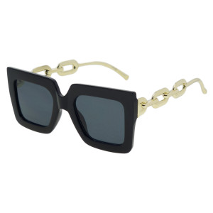 Joker Okulary Przeciwsłoneczne Damskie Z Filtrem Uv 400 Jr 4703 Cz Czarne