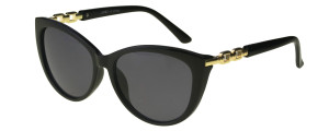 Joker Damskie Okulary Przeciwsłoneczne Z Filtrem Uv 400 Jr 4208 Cz Czarne