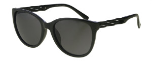 Joker Damskie Okulary Przeciwsłoneczne Z Filtrem Uv 400 Jr 4211 Cz Czarne