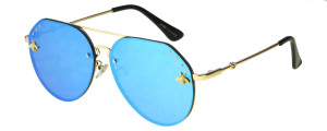 Joker Okulary Przeciwsłoneczne Damskie Lustrzanki Z Filtrem Uv 400 Jr 4233 Z 
