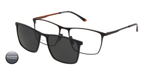 Tytanowa Oprawki Korekcyjne Męskie Solano Z Nakładką Z Filtrem Polaryzacyjnym Cl 10231 D 