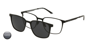 Tytanowa Oprawki Korekcyjne Męskie Solano Z Nakładką Z Filtrem Polaryzacyjnym Cl 10233 A 