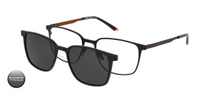 Tytanowa Oprawki Korekcyjne Męskie Solano Z Nakładką Z Filtrem Polaryzacyjnym Cl 10233 C 