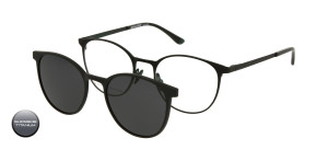 Tytanowa Oprawki Korekcyjne Męskie Solano Z Nakładką Z Filtrem Polaryzacyjnym Cl 10240 A 