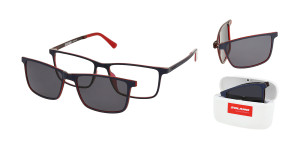 Oprawki Korekcyjne Męskie Solano Z Nakładką Z Filtrem Polaryzacyjnym Cl 90209 B 