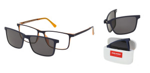 Oprawki Korekcyjne Męskie Solano Z Nakładką Z Filtrem Polaryzacyjnym Cl 90209 C 