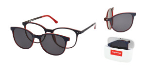 Oprawki Korekcyjne Męskie Solano Z Nakładką Z Filtrem Polaryzacyjnym Cl 90210 B 