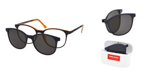 Oprawki Korekcyjne Męskie Solano Z Nakładką Z Filtrem Polaryzacyjnym Cl 90210 C 