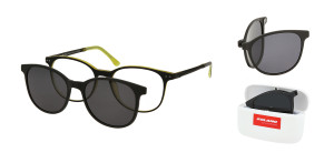 Oprawki Korekcyjne Męskie Solano Z Nakładką Z Filtrem Polaryzacyjnym Cl 90210 D 