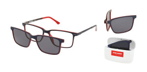 Oprawki Korekcyjne Męskie Solano Z Nakładką Z Filtrem Polaryzacyjnym Cl 90211 B 