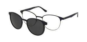 Oprawki Korekcyjne Męskie Solano Z Nakładką Z Filtrem Polaryzacyjnym Cl 10239 D 