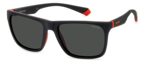 Polaroid Okulary Przeciwsłoneczne Unisex Pld 2141/s Blx Czarny Czerwony Czarne