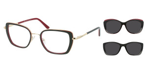 Oprawki Korekcyjne Damskie Solano Z Nakładką Z Filtrem Polaryzacyjnym Cl 10134 E Białe