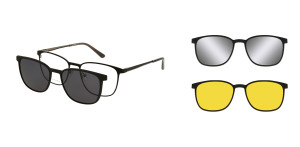 Oprawki Korekcyjne Unisex Solano Cl 10258 Set Z Kompletem 3 Nakładek 