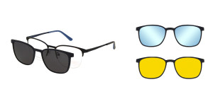 Oprawki Korekcyjne Unisex Solano Cl 10259 Set Z Kompletem 3 Nakładek 