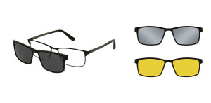 Oprawki Korekcyjne Męskie Solano Cl 10260 Set Z Kompletem 3 Nakładek 