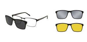 Oprawki Korekcyjne Męskie Solano Cl 10262 Set Z Kompletem 3 Nakładek 