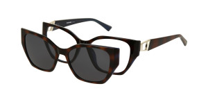 Oprawki Korekcyjne Damskie Solano Z Nakładką Z Filtrem Polaryzacyjnym Cl 90268 C 