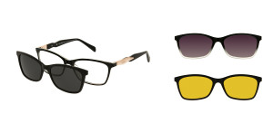 Oprawki Korekcyjne Damskie Solano Cl 90278 A Set Z Kompletem 3 Nakładek 