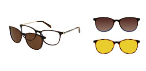 Oprawki Korekcyjne Damskie Solano Cl 90279 B Set Z Kompletem 3 Nakładek 