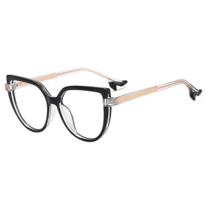 Damskie Okulary Do Komputera Z Filtrem Blue Light Zerówki 25159 Fioletowe