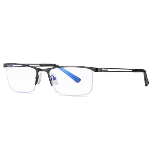 Męskie Męskie Okulary Blue Light żyłkowe Czarne 2596a Fioletowe