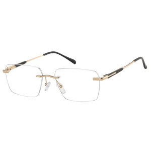 Bezramkowe Oprawki Korekcyjne Okulary Damskie Zerówki Patentki 869 Fioletowe