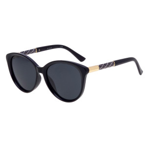 Joker Okulary Przeciwsłoneczne Damskie Z Filtrem Uv 400 Jr 4752 Cz Czarne