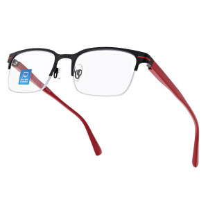 Męskie Męskie Okulary Zerówki Blue Light+antyrefleks Stl281 Fioletowe