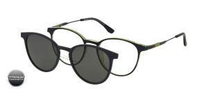 Oprawki Korekcyjne Unisex Solano Cl 90271 D Z Przeciwsłoneczną Nakładką Polaryzacyjną Clip-on 