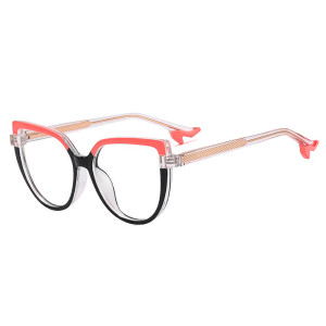 Damskie Okulary Do Komputera Z Filtrem Blue Light Zerówki 25159g Fioletowe