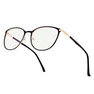 Okulary Kocie Do Komputera Damskie Z Filtrem Blue Light Stl277 Fioletowe