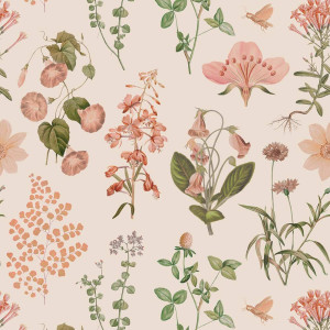 Tapeta do pokoju dziecka Herbs and Flowers
